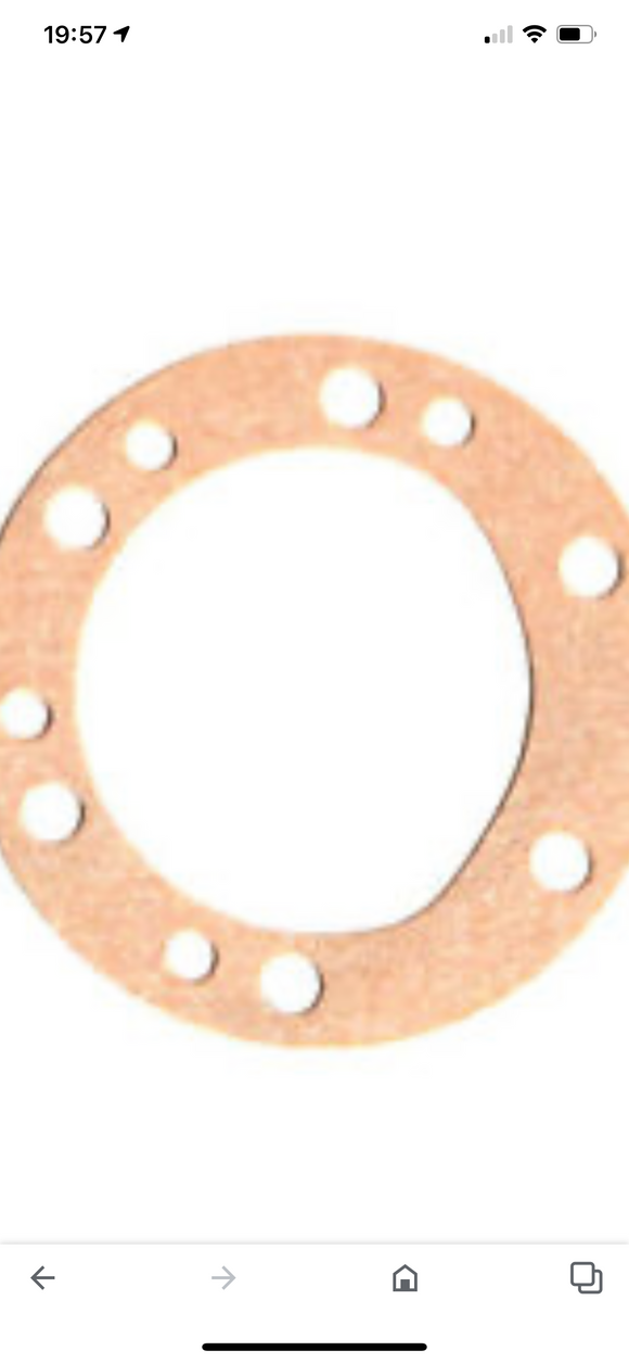 Sea pump gasket for cover plate Cmd 4.2 black engines