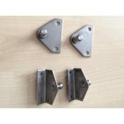 Brackets For Gas Strut on  Engine hatch and fuel tank hatches  (One Pair Only).